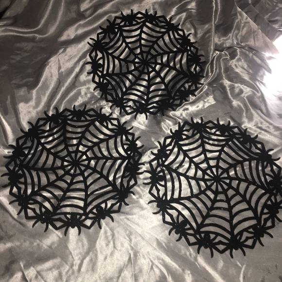 Spiderweb Halloween Placemats